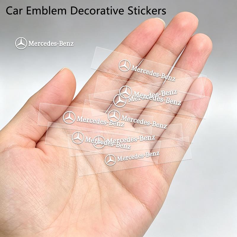 OFK3 5/10PCS Car Emblem Sticker Car Body Decoration Sticker For Mercedes Benz AMG W177 W176 X166 X167 C257 C218 X253 C118 C117 H247
