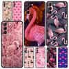 Pink Red Flamingo Phone Case For Samsung Galaxy S24 S23 S22 5G S20 Ultra S21 FE S10 S9 Plus S10E S8 Lite 20 Soft Silicone Cover