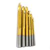6 шт. 3/4/5/6/6.5/8 мм спиральные сверла из кобальта, сверхпрочные круглые сверла из нержавеющей стали, твердого металла, алюминия, пластика, режущие сверла, деревообрабатывающие инструменты