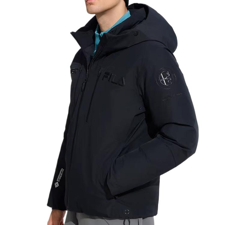 Новый пуховик FILA мужской, цвет «черный питч» A11M446904F-BK