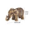 Elephant Brass Elephant Miniatures Brass Lucky Elephant Statue Portable   Desktop