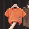 Girls' Short Sleeved T-shirt Children's Clothing Summer Top Boys' Base Shirt
