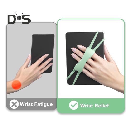 Силиконовый ремешок для планшетов Kindle, универсальный, высокоэластичный, безопасный, легкий, держатель для электронных книг, аксессуары Kindle