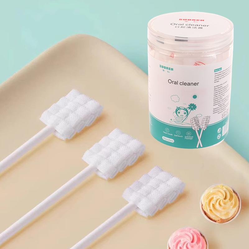 30 шт./кор. детский очиститель языка одноразовая марлевая зубная щетка бумажный стержень очиститель полости рта щетка для новорожденных уход за полостью рта палочка уход за зубами