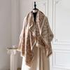 Luxury Warm Poncho Imitaion Cashmere Winter Women Scarf Shawl Wraps Female Thick Pashmina Blanket Bufanda Travel Echarpe