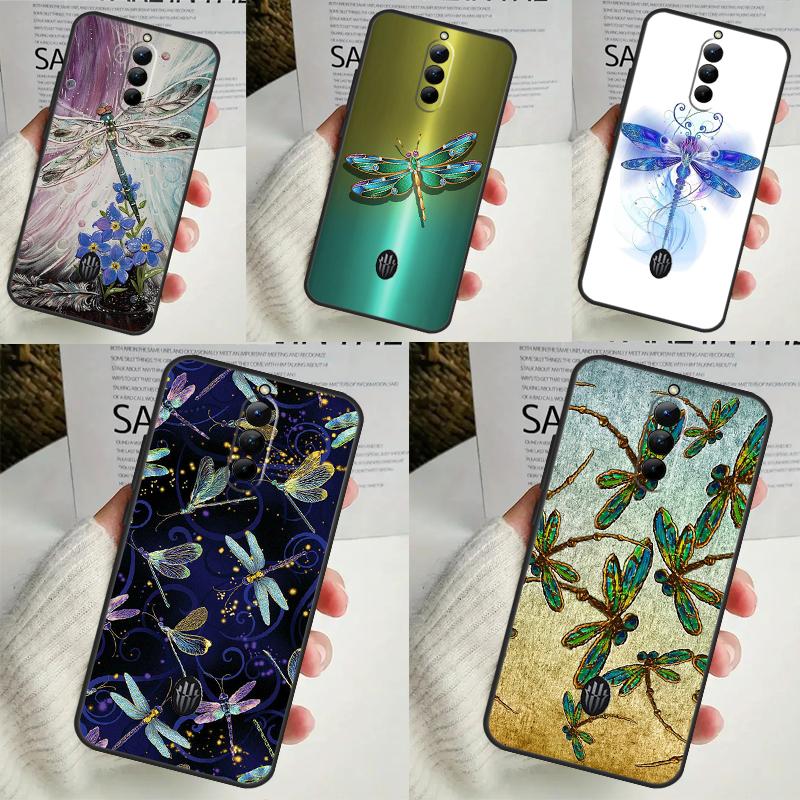 Dragonfly Phone Case For ZTE Nubia Red Magic 9 Pro Plus 6 7 8 Pro 6S 7S 8S Pro Plus 5G 5S 6R Cover