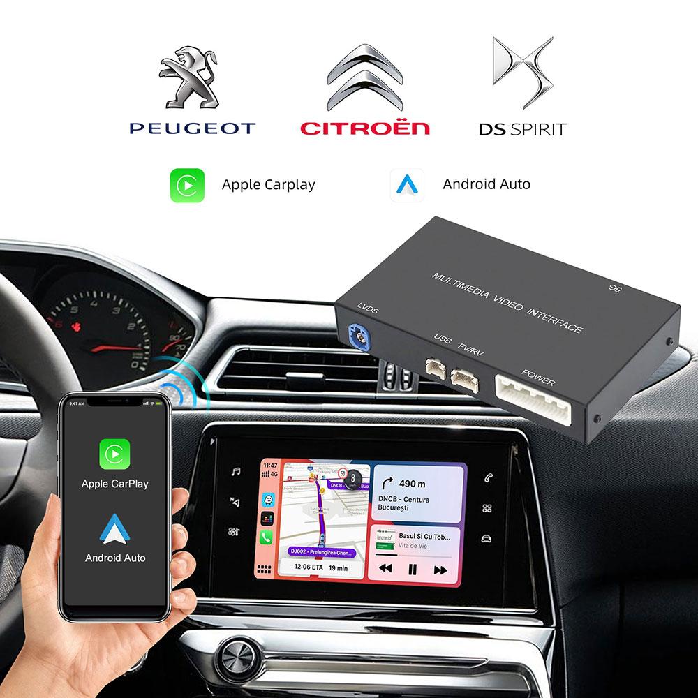 Беспроводной автомобильный модуль Android Carplay для Peugeot Citroën SMEG MRN Picasso C4 C5 DS4 DS3 308 508 208 3008 Mirror LinK