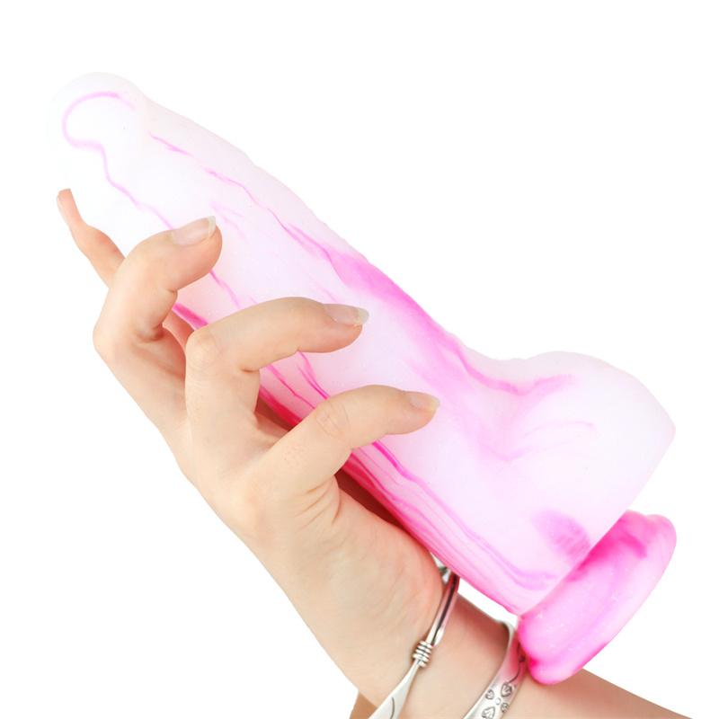 Extra Large Special-shaped Penis Liquid Silicone Color Simulation Penis Adult Products