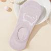 Женские хлопковые носки, невидимые носки с неглубоким носком, дышащие силиконовые противоскользящие носки