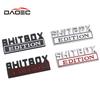 Автомобильная 3D Металлическая Хромированная Наклейка-Эмблема SHITBOX EDITION Значок На Багажник Задней Части Кузова Боковую Часть Царапины Стайлинг Наклейки Авто Аксессуары