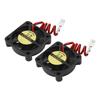 2 Pcs Hot End Cooling Fan 24V Double Ball Bearing 5500RPM High Speed Extruder Hot End Fan for SV08