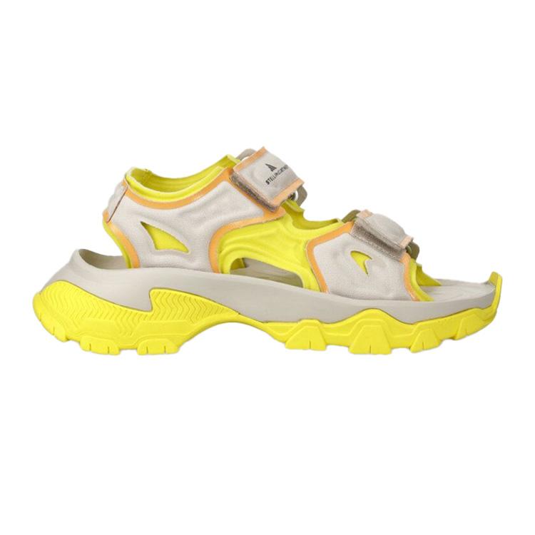 Stella McCartney X Adidas Hika Outdoor Sandal Chalk Pearl Bright Yellow Women Sneakers Hazy-Orange IF1534