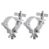 2pcs Light Weight Stage Lighting Fixture Clamps Heavy Typt Construction for 32mm To 35mm Tube Mounting