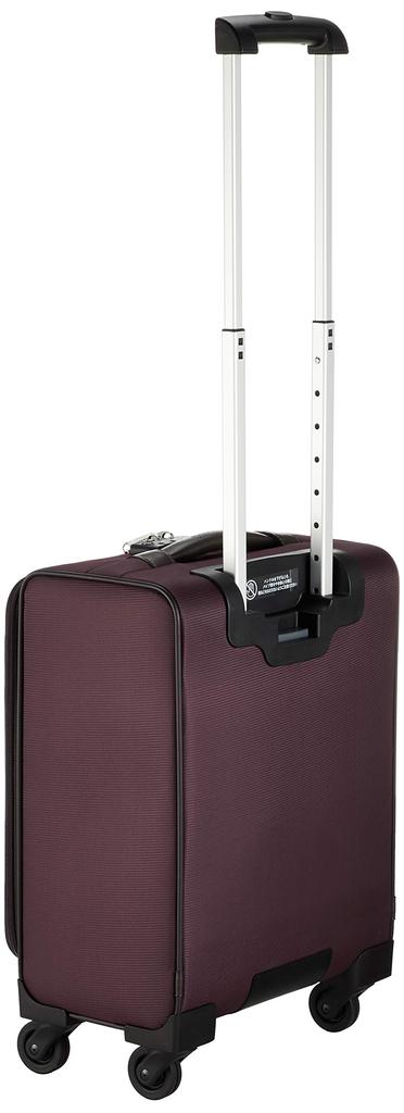 Suitcase Coin Locker Size S Size 1 Night 2 Days 24L Caster Stopper 10 Year Warranty Made in Japan Carry Case Carry Bag Solier 3TR 40 cm Purple Wine