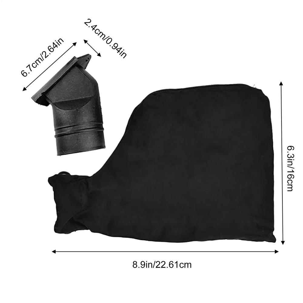 1/4 шт. Пылезащитный чехол-мешок Ленточная шлифовальная машина Черные мешки для сбора пыли Для 255 Торцовочная пила Ленточная шлифовальная машина Аксессуары для электроинструментов