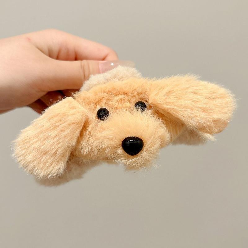 Мультяшный плюшевый зажим-краб для волос женский большой зажим с высоким уровнем чувства заколка для волос осень и зима зажим-акула для волос на затылок милый головной убор