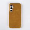 Ретро Чехол из Натуральной Кожи для Samsung Galaxy S24 Ultra S23S20 S20FE S22Plus S21 Эстетичная Задняя Крышка Корпуса Телефона с Узором Масляного Воска