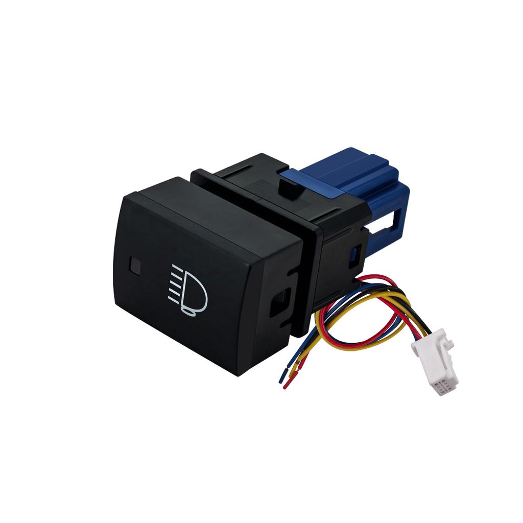 Amber Led Push Switch Front Bumper Spotlights Winch Power Button 12V for Mitsubishi Triton MV 2024 2025 Outlander 2021-2025