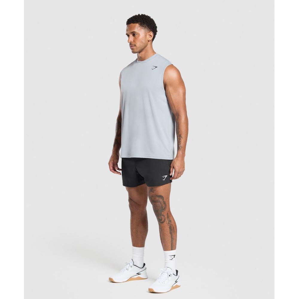 Gymshark Увеличенный производительный бак металлический фиолетовый A6a5u Pb7n