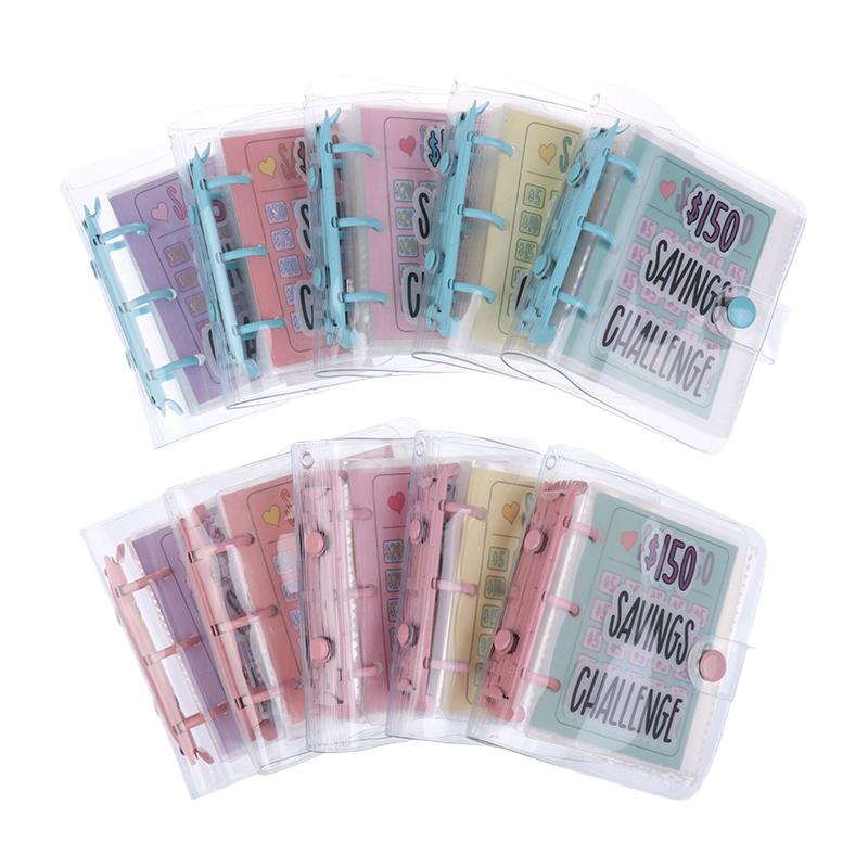 Мини-переплет для сбережений 150-5000 долларов США. Книга для сбережений. Бюджетное хранилище. Конверт для блокнота. Конкурс сбережений.