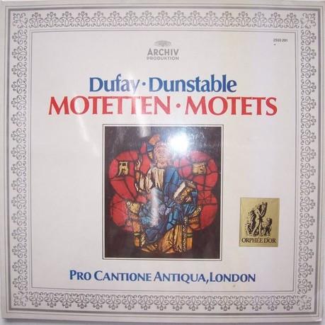 Грампластинка ГИЙОМ ДЮФАЙ ДЖОН ДАНСТЕЙБЛ Мотеты Motets 2533291 Archiv Produkti 1975 Германия Классика Б/у