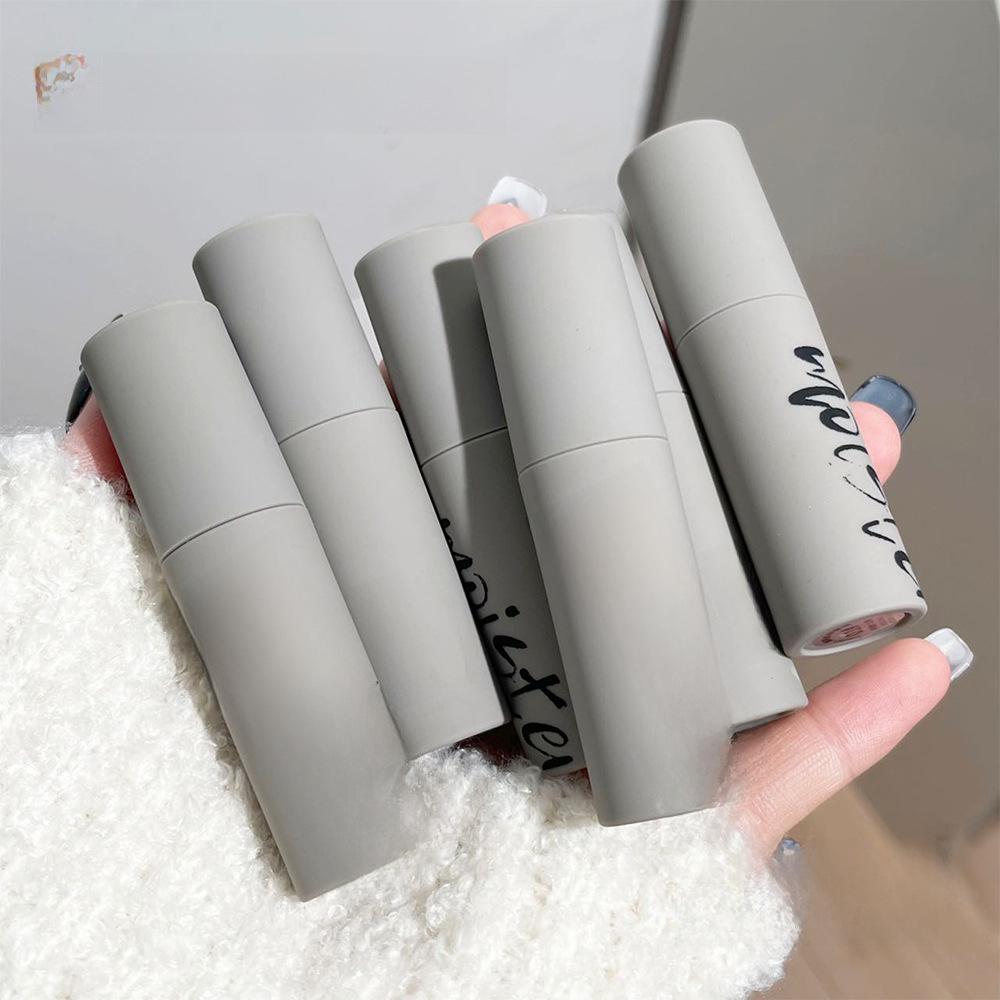 Бархатная матовая помада для губ, стойкая, не выцветающая, высокопигментированная, гладкая помада для студентов, оптовая продажа