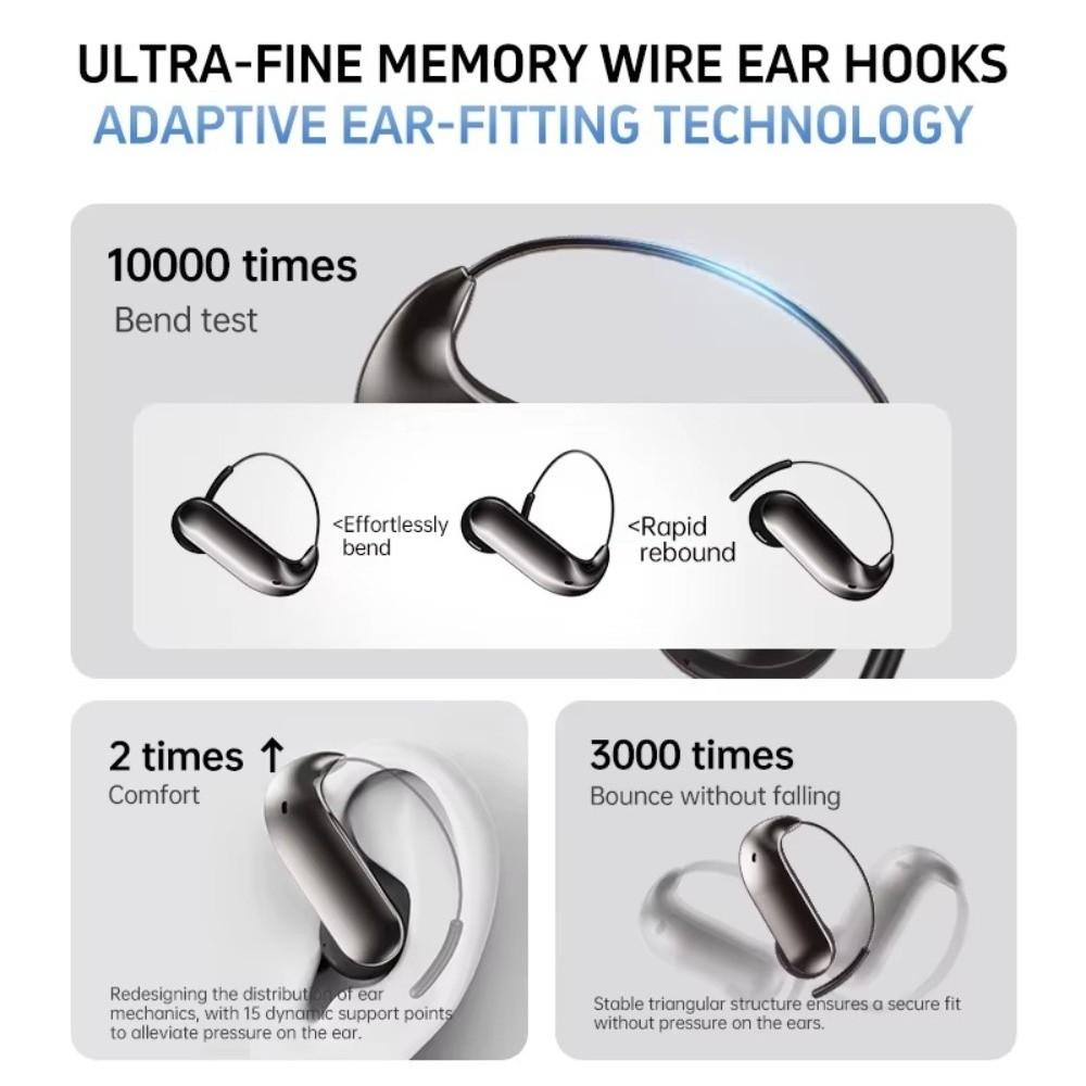 Digital Display Translation Bluetooth Earphones Ultra-Thin Design Sports Headphones  Sports