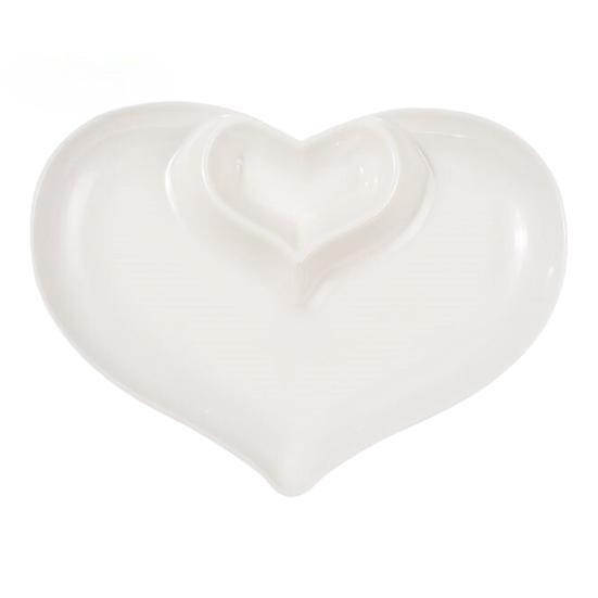 Набор для сервировки чипсов и соуса Разделенное сервировочное блюдо Тарелки для суши с секцией для соуса Поднос для подачи сыров для пельменей, закусок, тако, суши