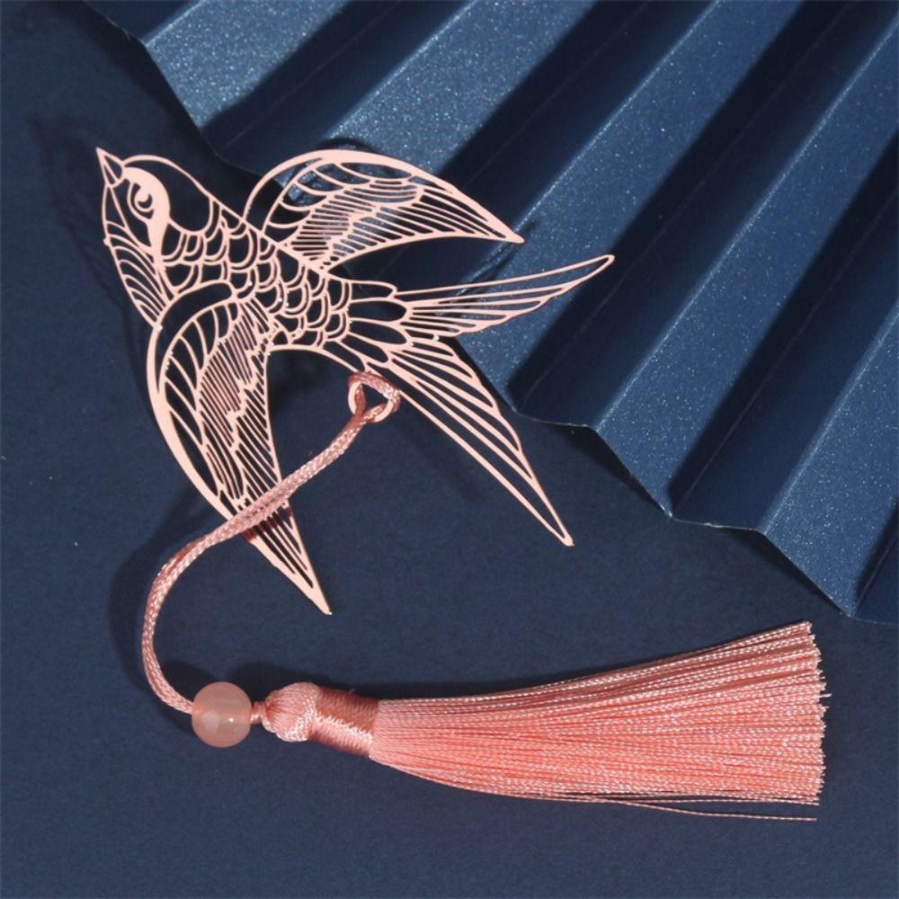 Подарок на день рождения, книжный пагинатор, металлическая закладка для чтения, маркер для страниц книги, полый лист, цветочная закладка