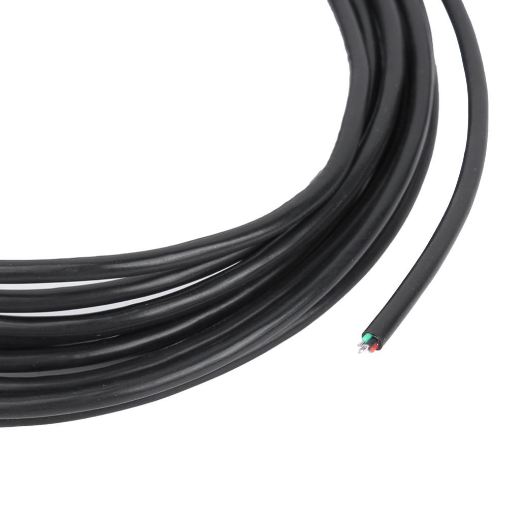 Black Guitar Pickup Cable 3 Meters/ 9.84ft Electric Guitar Wire For Guitar Wiring