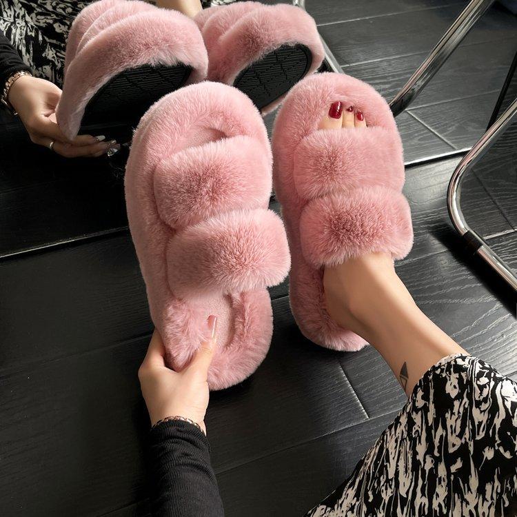 Домашние тапочки на толстой подошве для женщин, которые можно носить на улице, весна и осень 2024 года, новые маленькие тапочки с нескользящей подошвой из хлопка с утолщенной подошвой