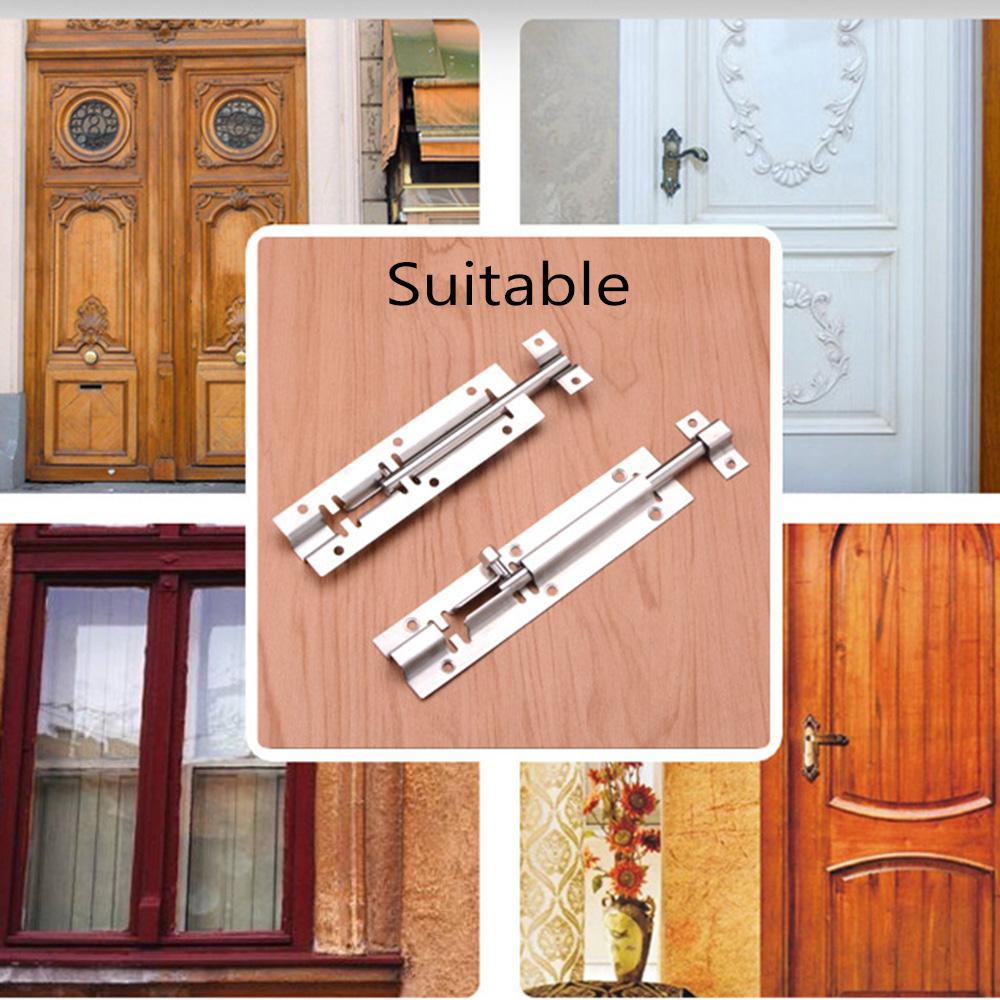 Various Sizes Aluminum Zinc Zinc Alloy Gate Safety Gate Lock Cabinet lock Barrel Bolt Anti-theft Lock