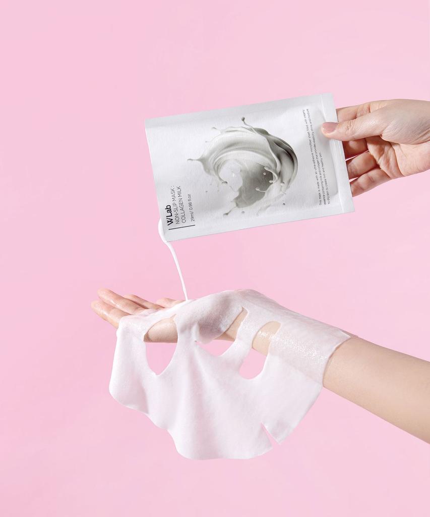 Pick and choose 10 Non-slip Masks (Cooling Hyaluronic Acid / Collagen Milk / Refresh Cereal Shot)