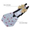 Pet Chicken Duck Diapers Polyester Waterproof Breathable Goose Clothes Diaper with Bow for Poultry