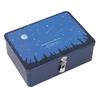 Retro Tinplate Storage Box Large Capacity Multifunctional Portable Vintage Metal Storage Container for Money Gift