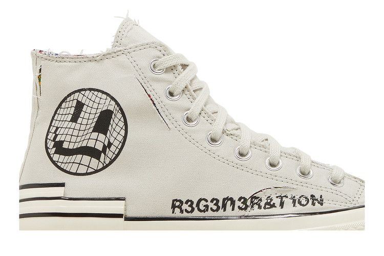 Men's Sneakers Converse Chuck Taylor All Star 70 Hi Hacked Heel Tear Away Light Bone Light Bone/Black