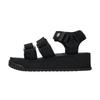 Thick Sole Sports Easy To Outdoor Outdoor Neo Bungee Black Cm [Shaka] Sandals, Walk, Women's, Shoes, Live, Festivals, Sportsan, Platform, 00R-New 24.0