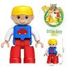 Compatible Large-Particle Building Block Minifigure Educational Toys for Early Childhood