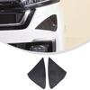 Set of Triangular Front Corner Protective Covers for Honda Hood Triangular Front Corner Car Exterior Made from Real Carbon Fiber 2-Piece N-BOX