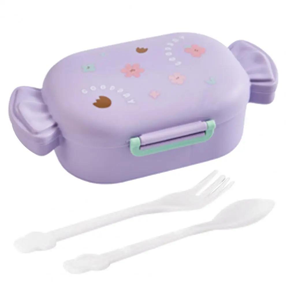 Ланч-бокс Bento для детей, кавайные мультяшные студенты, милая лягушка, коробка для сэндвичей, фруктовый контейнер, переносная коробка для пикника