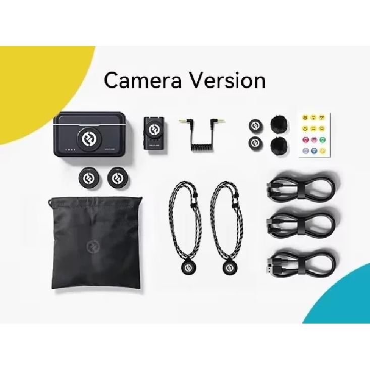 Hollyland Lark M2 Wireless Lavalier Microphone System TX RX Kit 300m Range for iPhone Android Phone Camera Photography Vlog