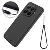 For Xiaomi 15T Pro Liquid Silicone Case Phone Back Cover with Hand Strap