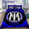 Inter Milan Pattern Bedding Home Decoration Birthday Gift ( 1 duvet cover + 2 pillowcase, without core),fan merchandise.