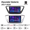 Автомобильная магнитола Android Car-Play для Hyundai Solaris 2017-2020 Мультимедийный плеер Головное устройство Стерео Навигация GPS BT WIFI, 2+64 ГБ