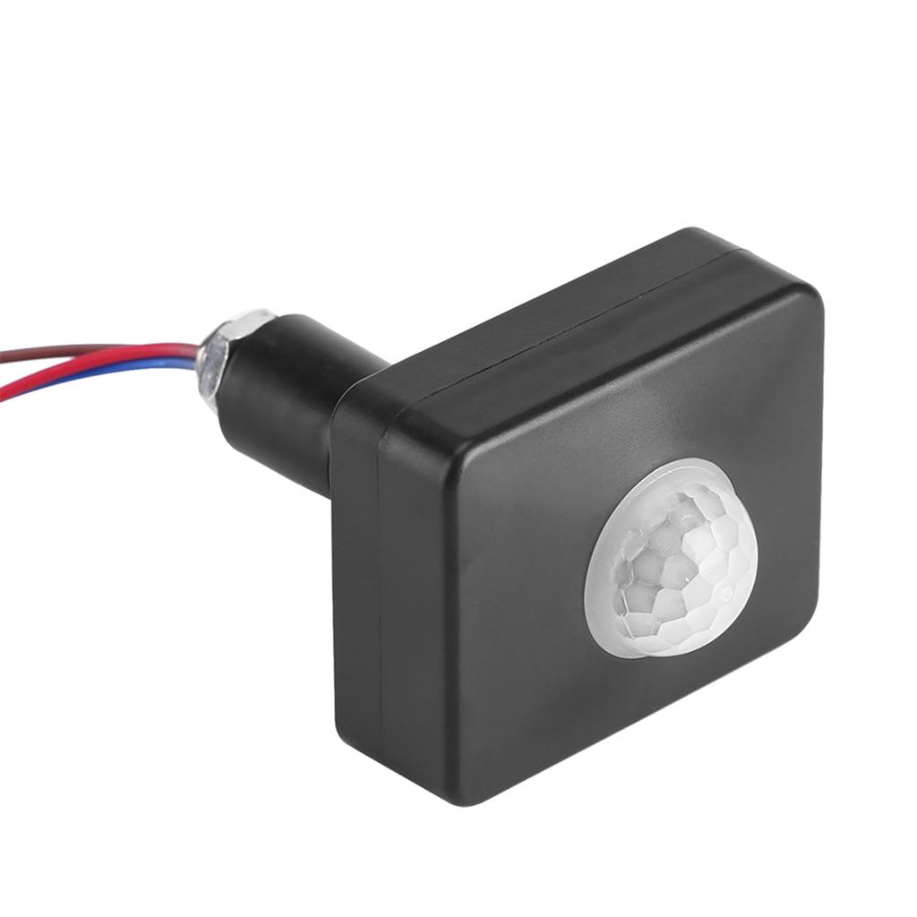 Black PIR Switch Infrared Motion Lighting Sensor Detector Wall Pavement Switch Outdoor
