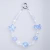 PICOCICI Phone Carrying Strap Star Bowknot Decor Crystal Clear Beads Wrist Band