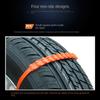 Rubber Skid Chains Thickened Snow Tire Chains New Car Tire Anti Slip Chains