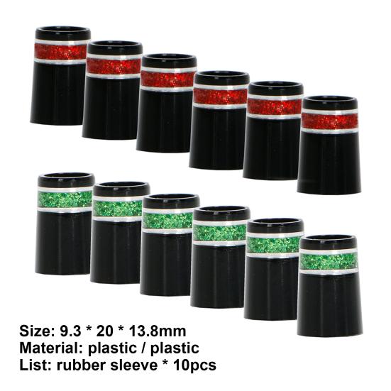 10 шт. Прочные легкие компактные гольф-наконечники с блестящим дизайном для спортивных железных клюшек для гольфа