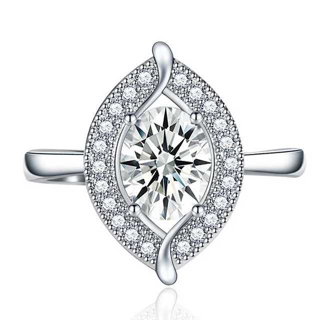 Sace Gems Классическое кольцо из медного сплава с цирконом, женские ювелирные изделия, свадебный подарок для вечеринки