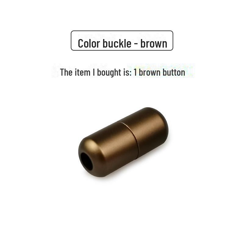 Алюминиевая пряжка для шнурков Capsule - металлический аксессуар для обуви No-Tie